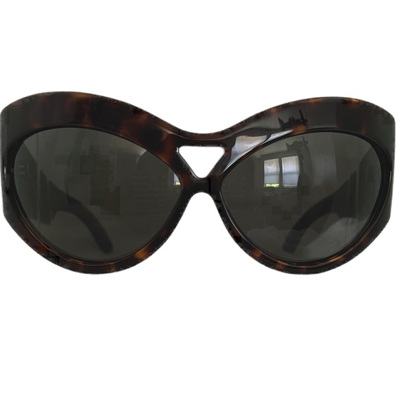 SAINT LAURENT Havana CatEye Sunglasses - Picture 3 of 5